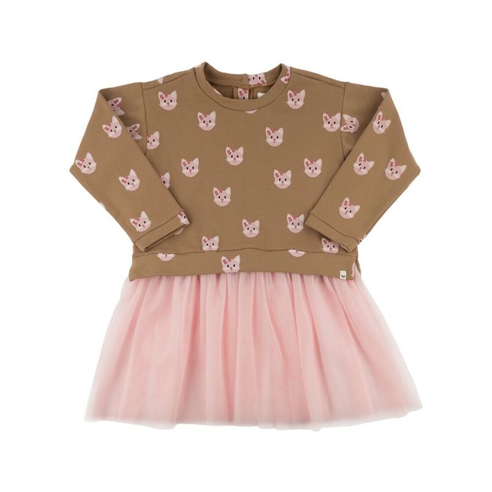 Oh Baby! Girls  Kitty Faces Miley Tutu Dress